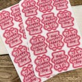 Personalized Happy Valentine's Day Stickers – Custom Kids Valentines for School – Sticker Sheet Classroom Valentines Labels