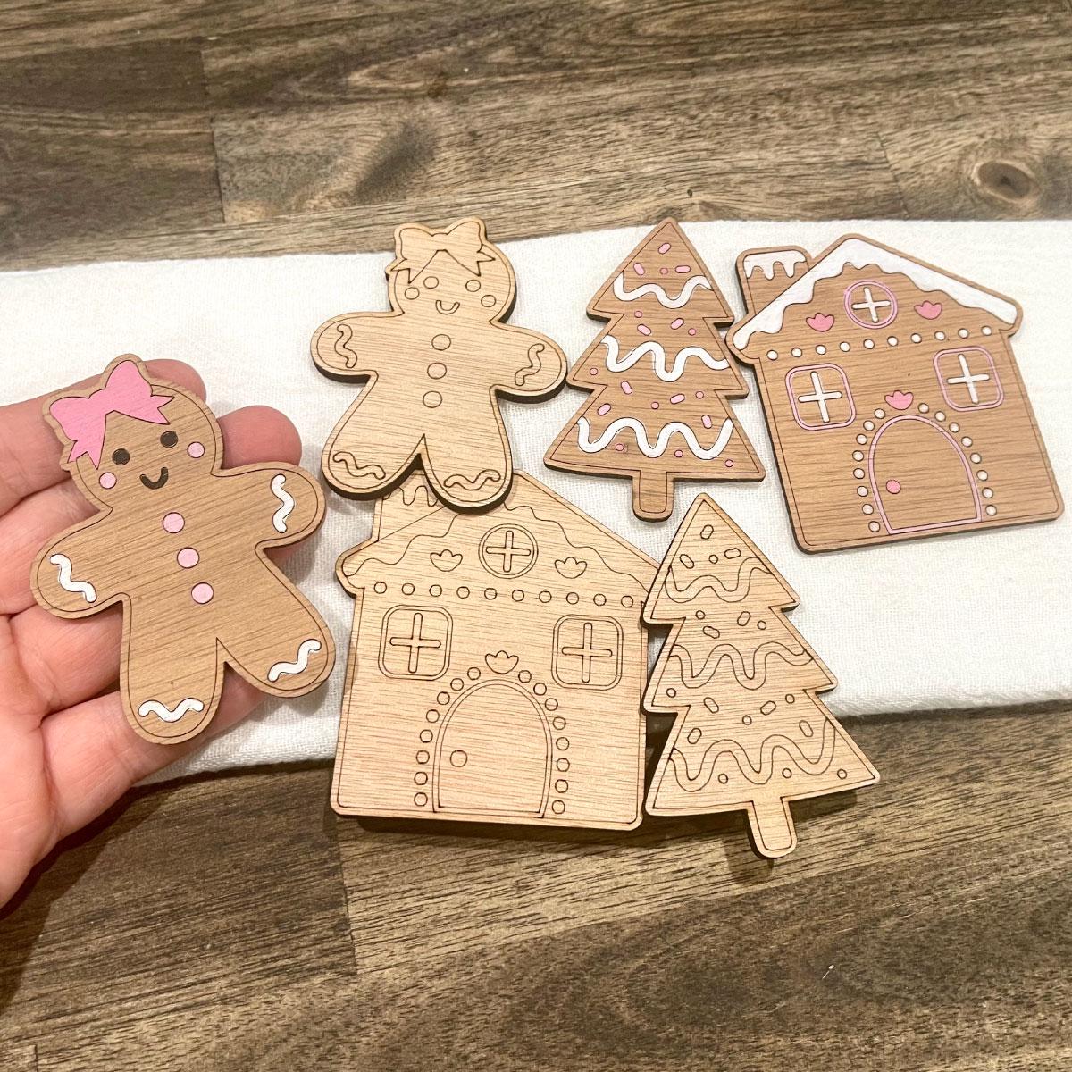 32 Easy Magnet Crafts for Kids 27 DIY Christmas Magnet Craft Set for Kids - Paintable Wood Ornaments -…