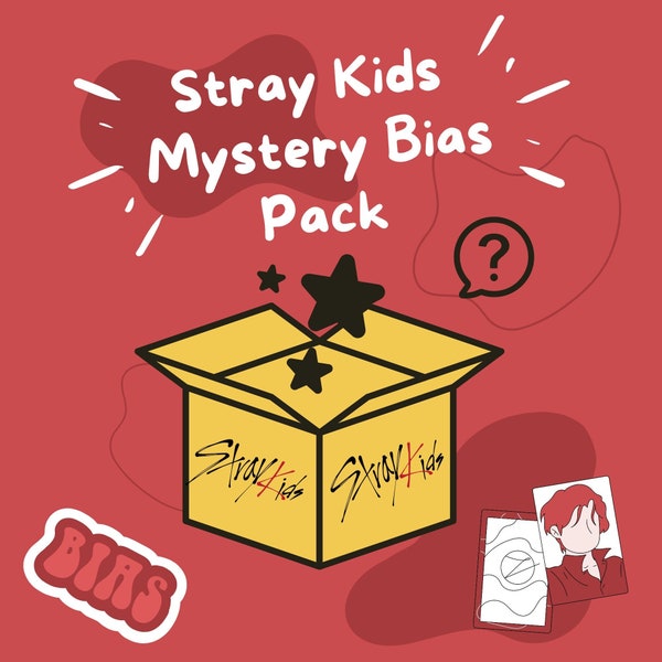 Stray Kids Mystery Bias Pack / Gift Bag / Goodie Bag / Photocards, Printed Photos & Stickers!