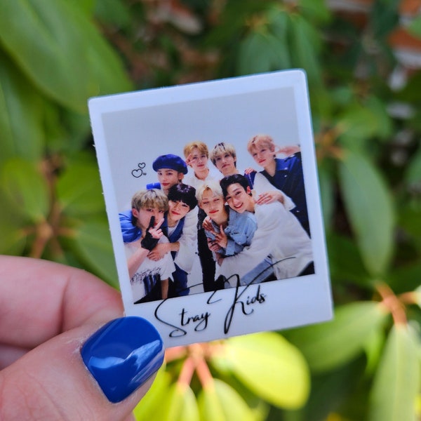 Stray Kids Group Portrait Photo Sticker / Laptop Decal / Waterbottle Sticker / K-Pop Merch / STAY Concert Accessories / SKZ Cute Stickers