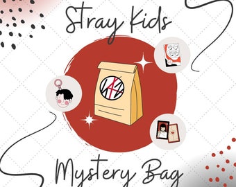 Stray Kids REGULAR Mystery Merch Bag / Gift Bag / Goodie Bag / Keychains, Stickers, Photocards, Pins, Posters, Buttons, Photos & More!