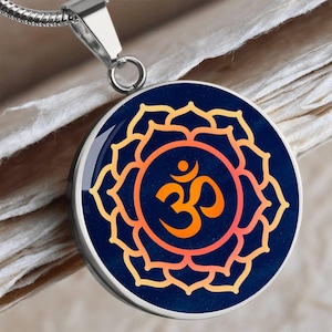 OM Pendant / Om Necklace / Yoga Jewelry
