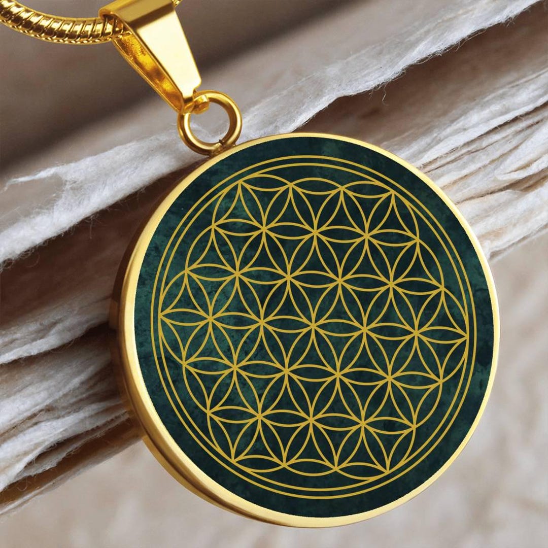 Flower of Life Pendant / Sacred Geometry Pendant - Etsy