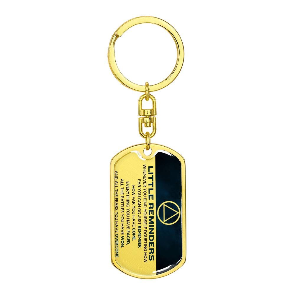 Aa Keychains Sobriety Keychain | AA Anniversary Gift | Inspirational Keepsake - Etsy