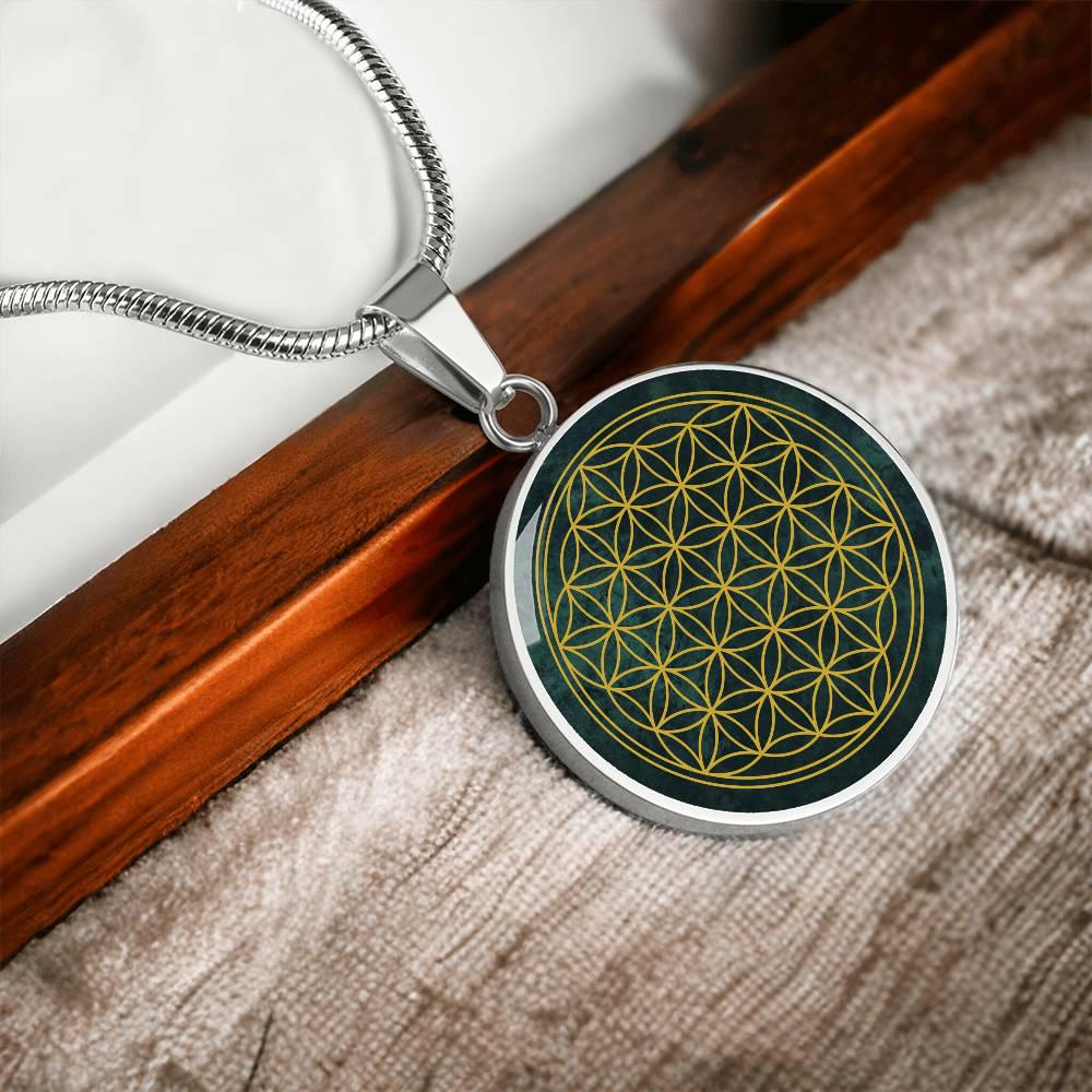 Flower of Life Pendant / Sacred Geometry Pendant - Etsy