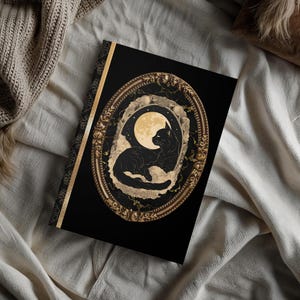 Black Cat Celestial Journal: Witchcore Notebook Gift