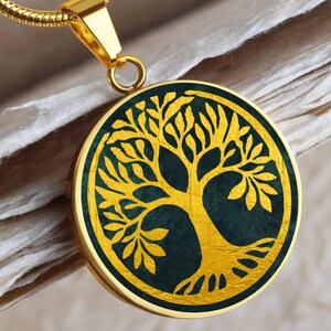 Tree of Life Pendant: Yggdrasil Norse Mythology Necklace