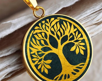 Tree of Life Pendant: Yggdrasil Norse Mythology Necklace