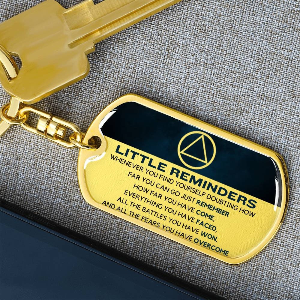 Aa Keychains Sobriety Keychain | AA Anniversary Gift | Inspirational Keepsake - Etsy