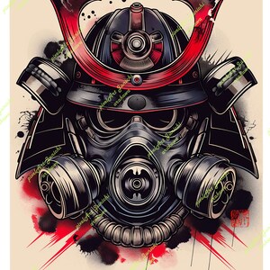 Japanese Art Deco Hannya Mask Matted Print, Hannya Print, Hannya Mask Wall Art,  Hannya Mask, Japanese Art, Japanese Hannya, Matted Print