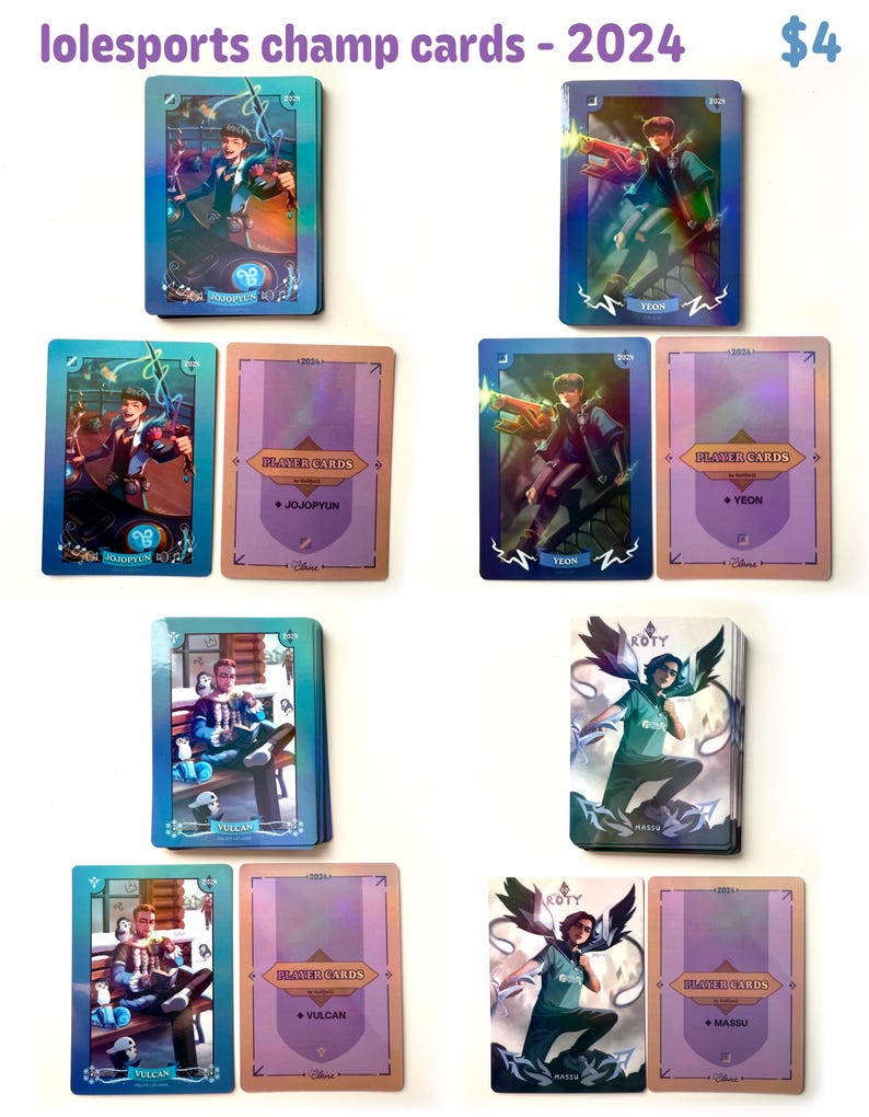 Lolesports Players as Champions Holographic Cards (63x88 mm) image 5