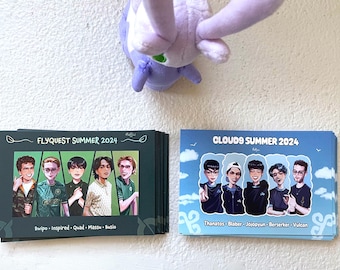 LCS Postcard Art Print - FlyQuest or Cloud9 (2024)