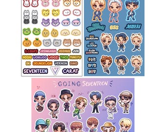 Fanmade Seventeen Miniteen Plushie Dolls | Mini K-pop Inspired