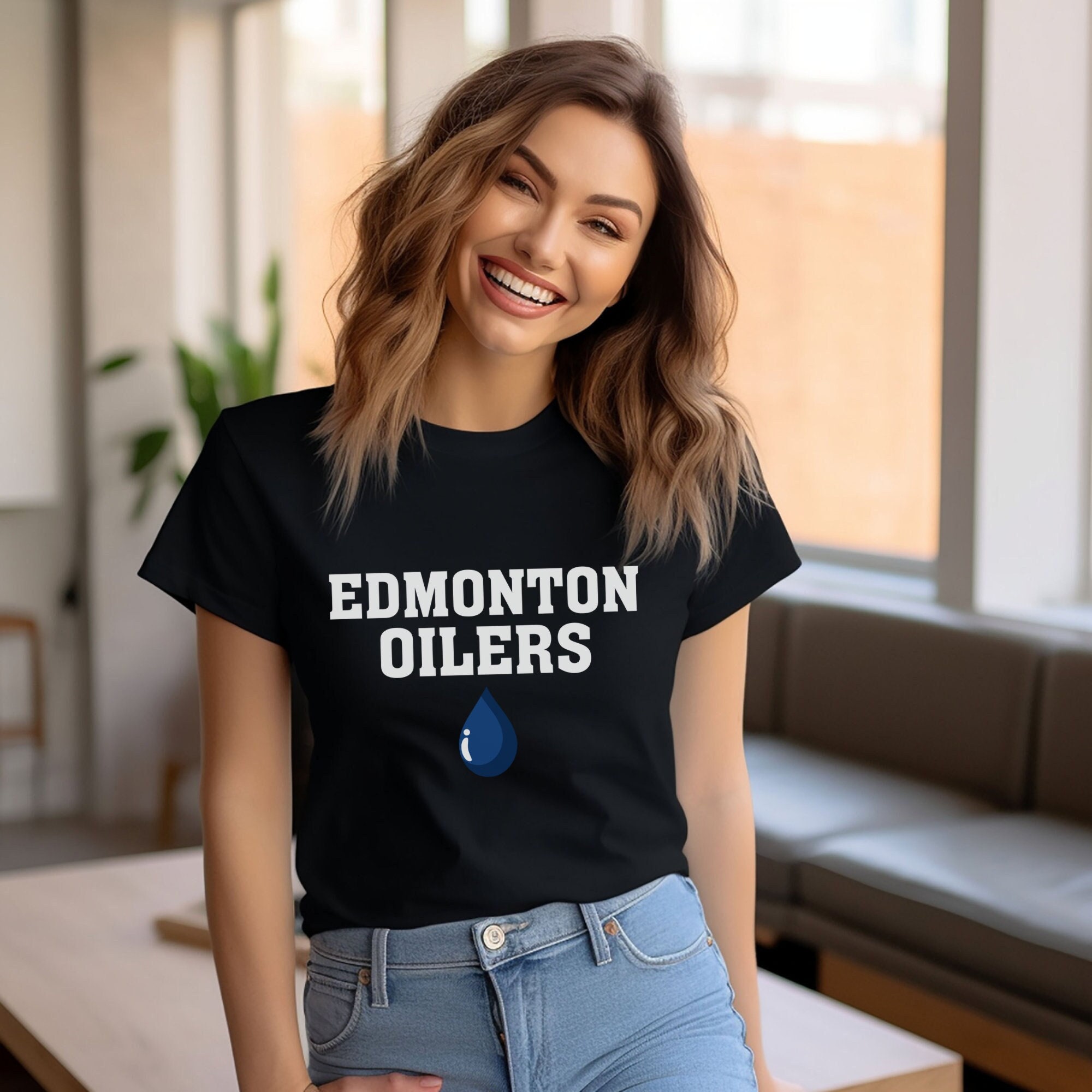  Bulletin Edmonton Oilers NHL Hudson T-Shirt - Small