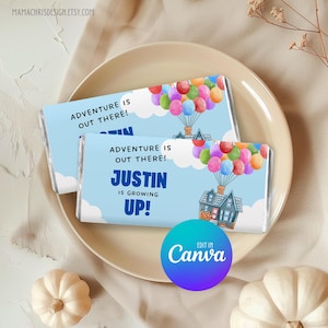 UP Chocolate Bar Wrapper, Editable Party Favour, Personalised Chocolate Bar Wrapper, Chocolate Bars 023