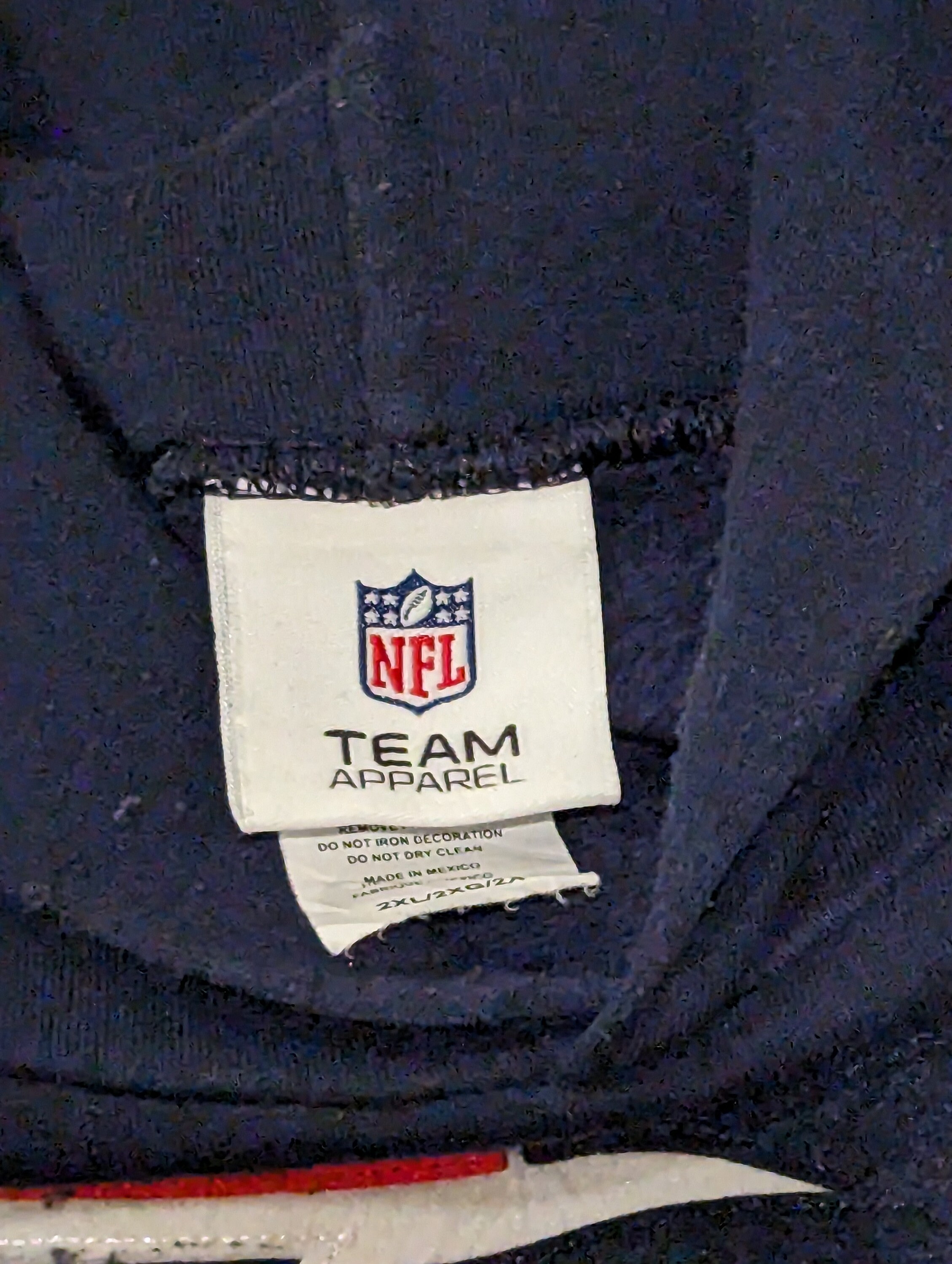 Veste Noire Vintage New England Patriots Taille L - NFL Officielle, Occasion