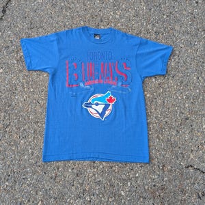Vintage 1980s Toronto Blue Jays Single Stitch T-shirt Blue
