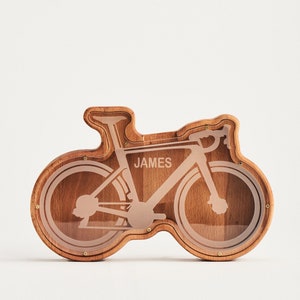 Wooden Vehicle Piggy Banks, Car Coin Bank, Bicycle Shape Piggy Bank, Train Piggy Bank, SUV Safari Piggy Bank Baby Boy Newborn Christmas Gift