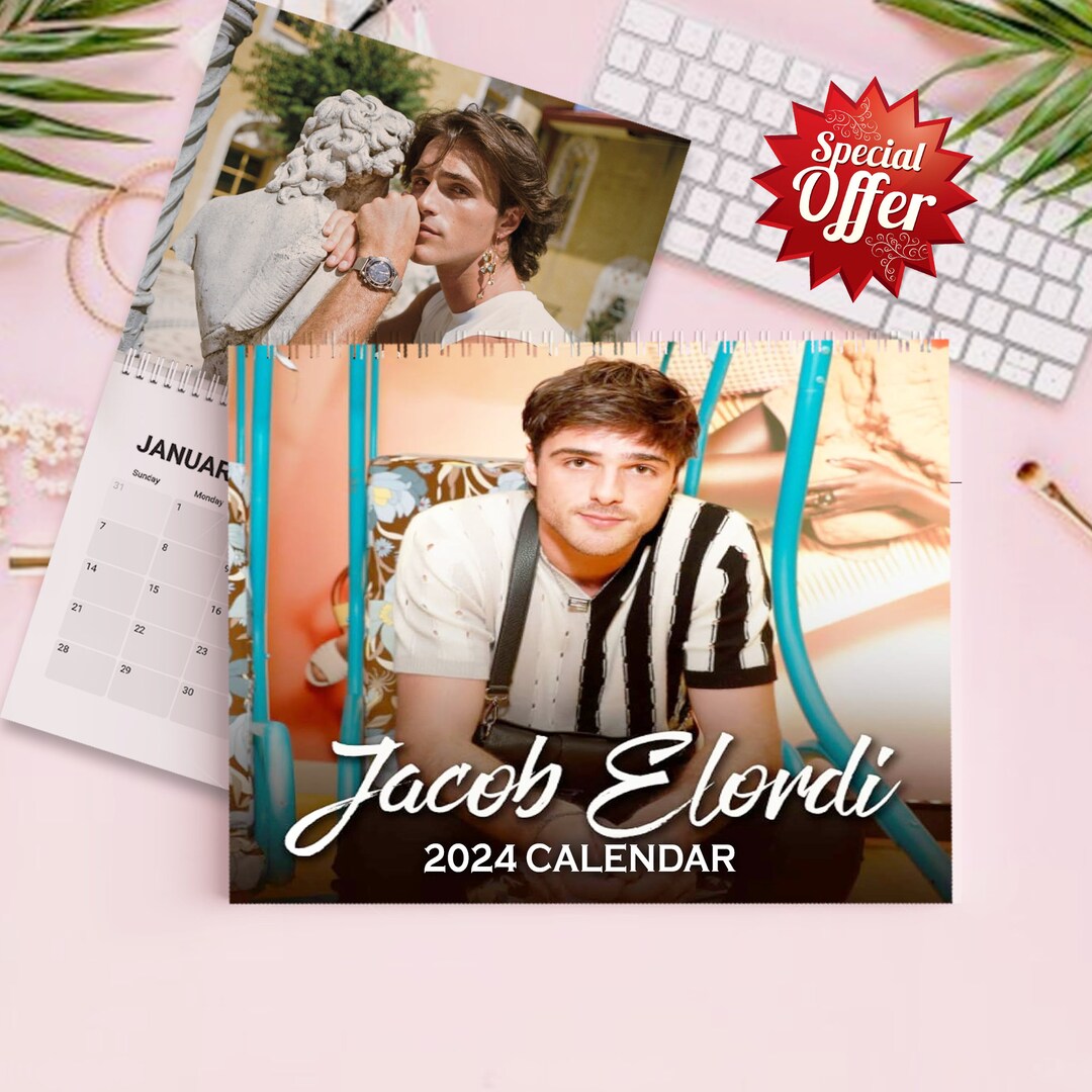Jacob Elordi 2024 Calendar Wall Calendar 2024 Planner 2024 Etsy Australia