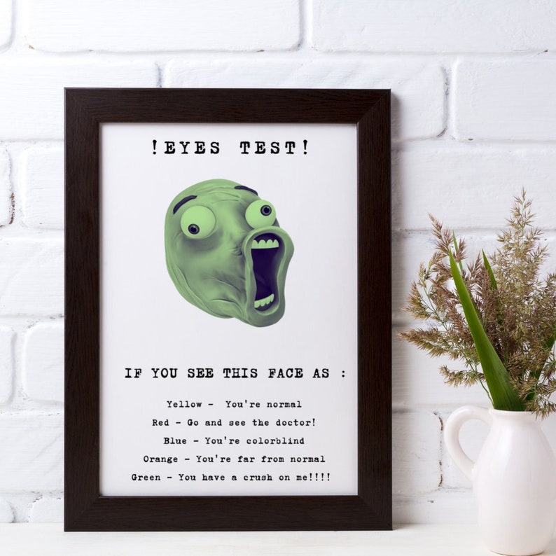 EYES TEST MEMES Printable Png , Pdf File Funny Memes High Resolution