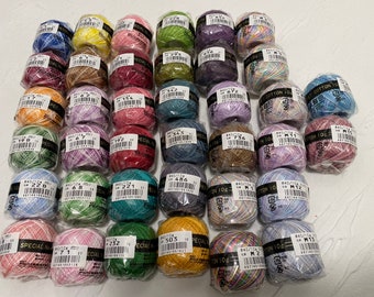 Olympus Cotton 6 ply cordonnet Thread size 40 - 10 gram great for tatting, crochet & Bobbin Lace 3.50