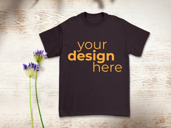 Realistic High-quality T-shirt Mockup File to Use in Your | Etsy