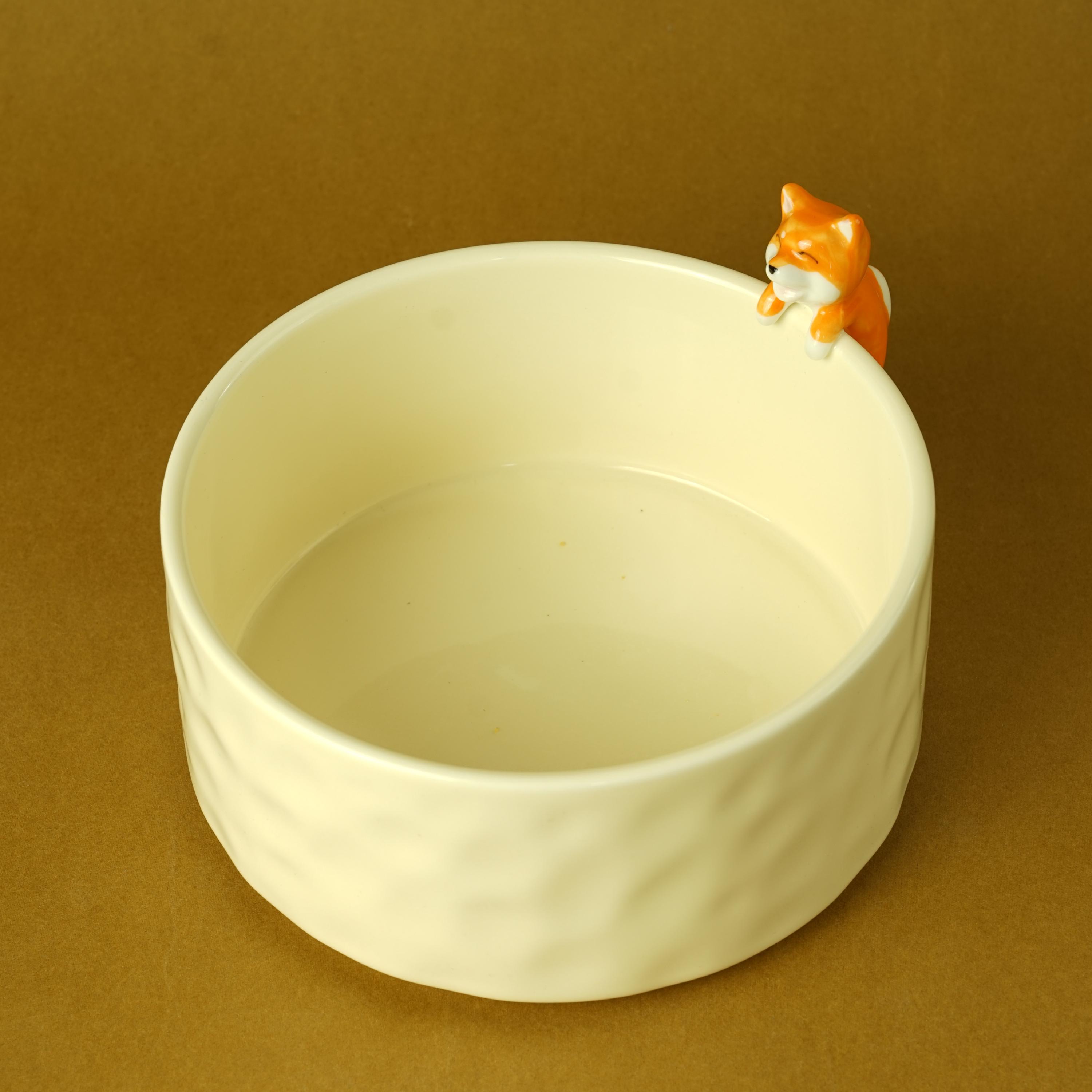 Handmade Ceramic Pet Bowl,Ceramic Dog Bowl,Raised Dog Food and Water Bowl,Gift for Pet,Ceramic Pet Water Bowl