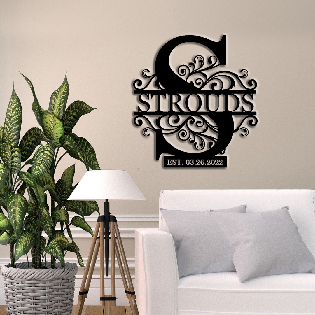 Custom Last Name Metal Signs, Personalized Metal Led Sign,last Name