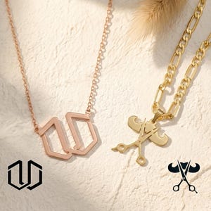 Aangepast logo ketting, logo ketting bedel, gepersonaliseerd gesneden elke logo ketting, bedrijfslogo geschenken, bruiloft logo ketting, tekening ketting