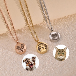 Pet Fur Memorial Locket Necklace, Pet Photo Keepsake, Ashes Necklace, Cremation Jewelry, Pet Loss Memorial Gifts, Dog Cat Hair Necklace