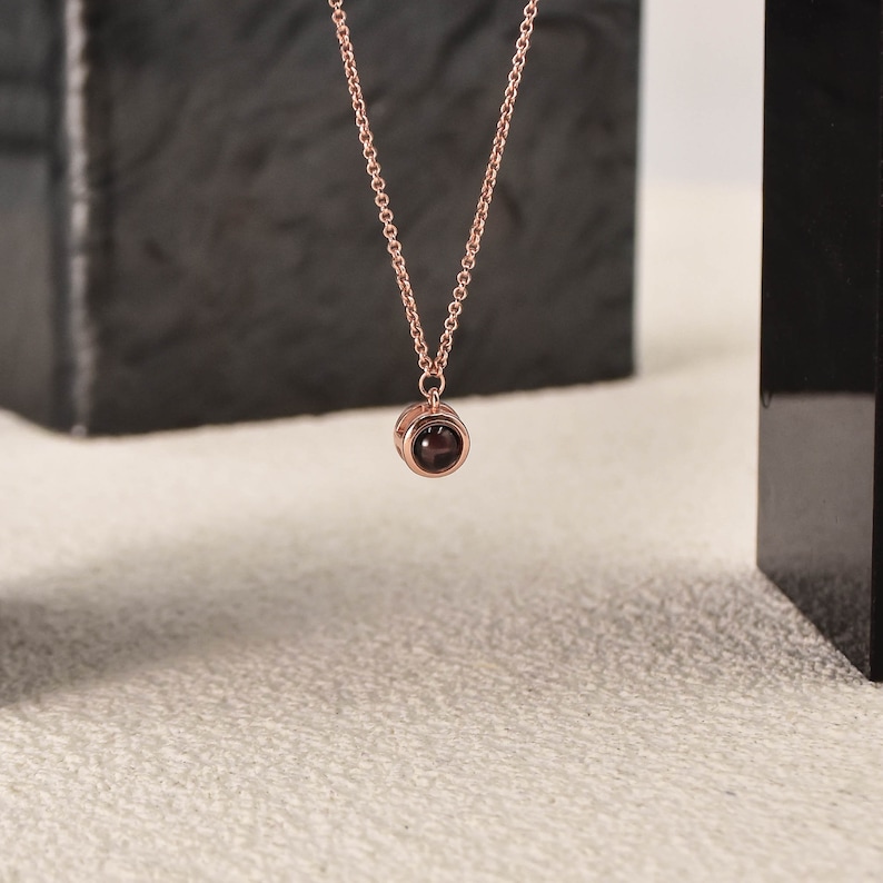 Custom Photo Projection Bracelet, Photo Memorial Gift, Bubble Bracelet