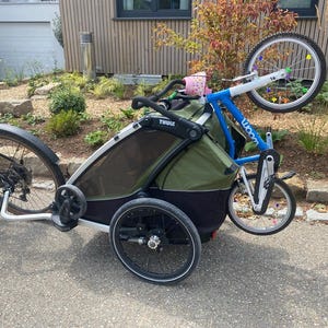 Thule Chariot Bike Rack 16 Zoll | Woom 3, Woom 4, Puky 14 16 Zoll | Fahrradhalter Grosses Kinderrad | Sport, Cross, Lite, Cab