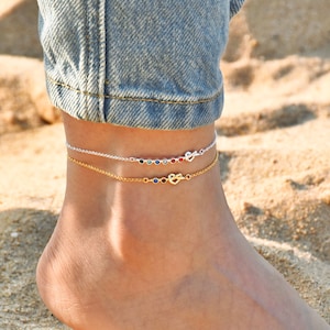 Mom Anklet Etsy
