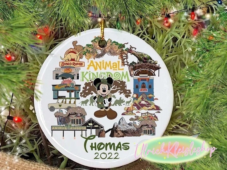 Personalized Animal Kingdom Ceramic Ornament