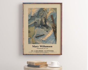 Fotografias vintage publicadas como pôsteres modernos: fotografias de mulheres de Mary Willumsen da década de 1910, impressão artística, pôster Glyptotek