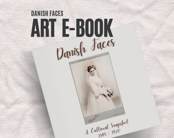 E-book de arte: mais de 20 retratos dinamarqueses de 1848-1920