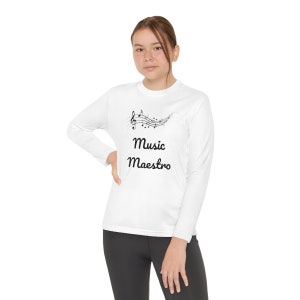 Youth Long Sleeve Music Tee shirt
