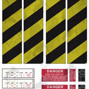 Ghostbusters Weathered  Trap Decal / Stickers 1:1