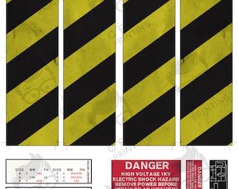 Ghostbusters Weathered  Trap Decal / Stickers 1:1