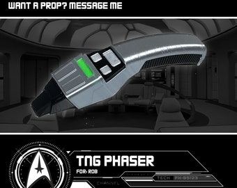 Star Trek TNG Typ 2 Phaser Replica Prop, Sci-Fi Sammlerstück (PLA)