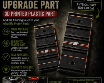 Ghostbusters Afterlife Heatsink | 3D Printed for Hasbro Spengler & Spirit Halloween Proton Packs