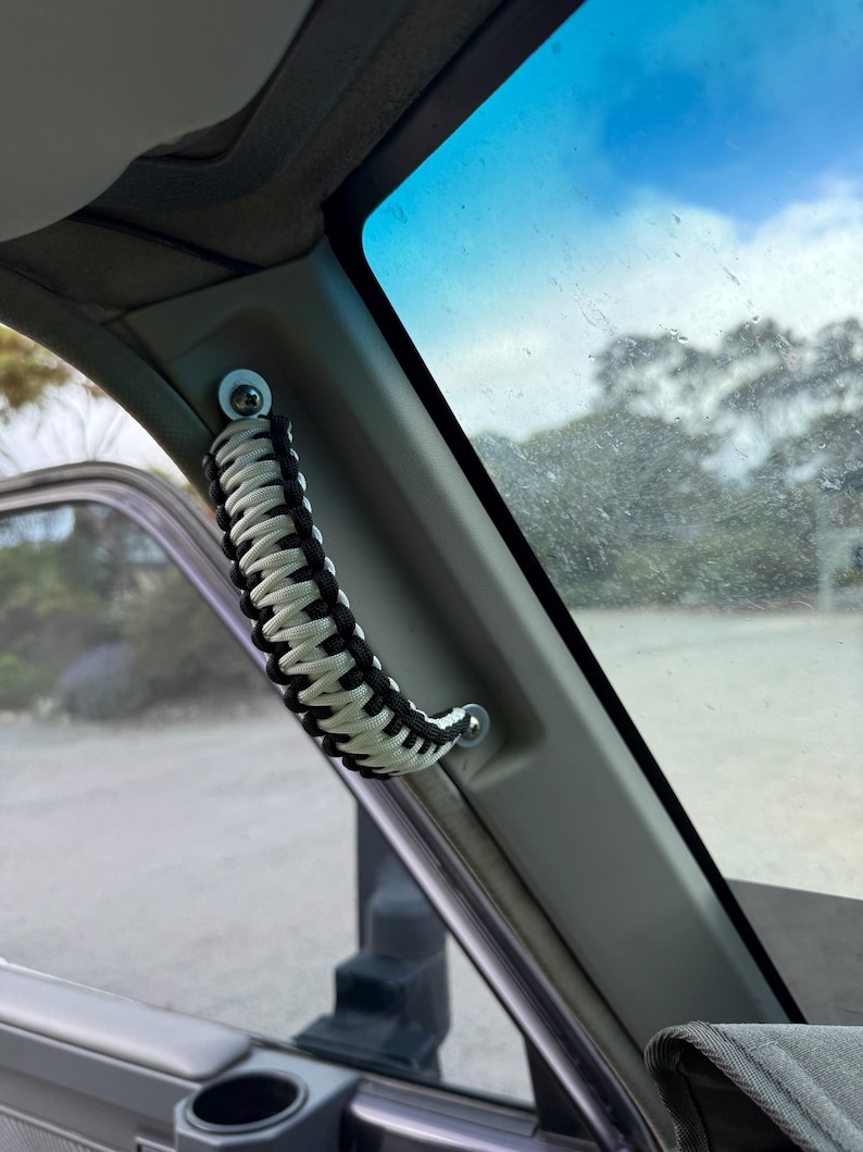 Custom Double Colour Paracord Car Grab Handle - Etsy