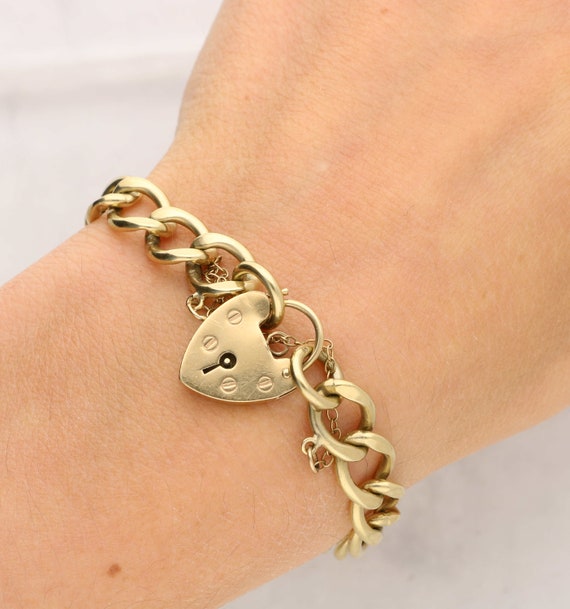 Love GOLD 9ct Yellow Gold 2 oz Solid Diamond Cut Curb Bracelet |  littlewoods.com