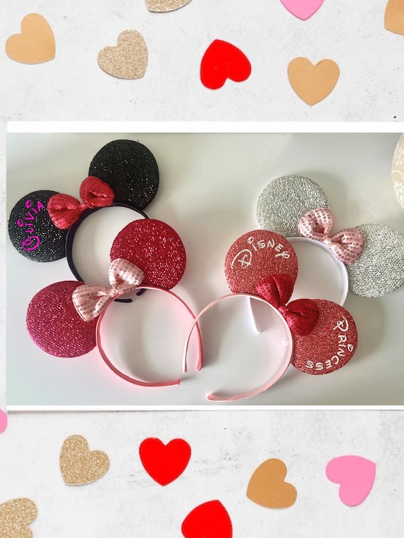 Personalised Disney Glitter Ears / Headband / Birthday  display picture 1
