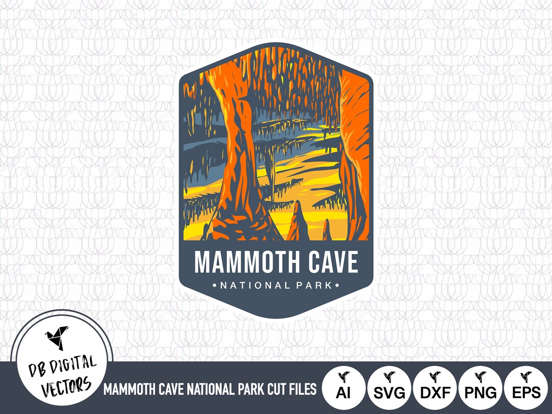 Mammoth Cave National Park Decal Stickers - 2 Pack 4x4 Inch Premium Vinyl