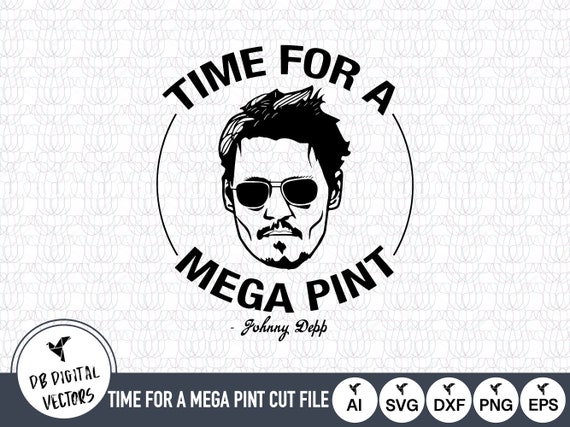 Time for a Mega Pint SVG Files Time for a Mega Pint Cut - Etsy Australia