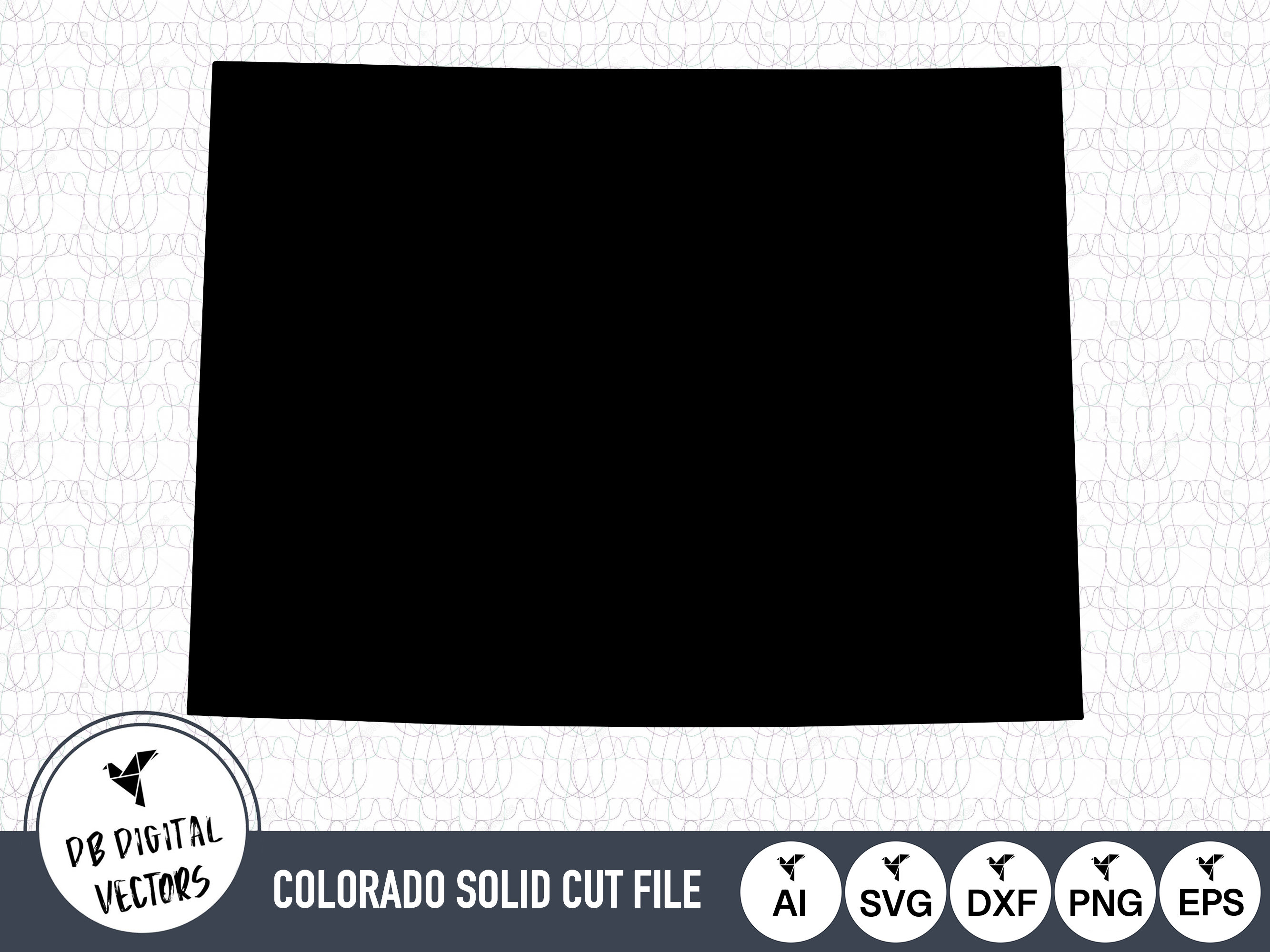Colorado Map SVG Cut Files: Vector Clip Art (digital Download) - Etsy