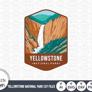 Yellowstone National Park Emblem SVG Cut Files