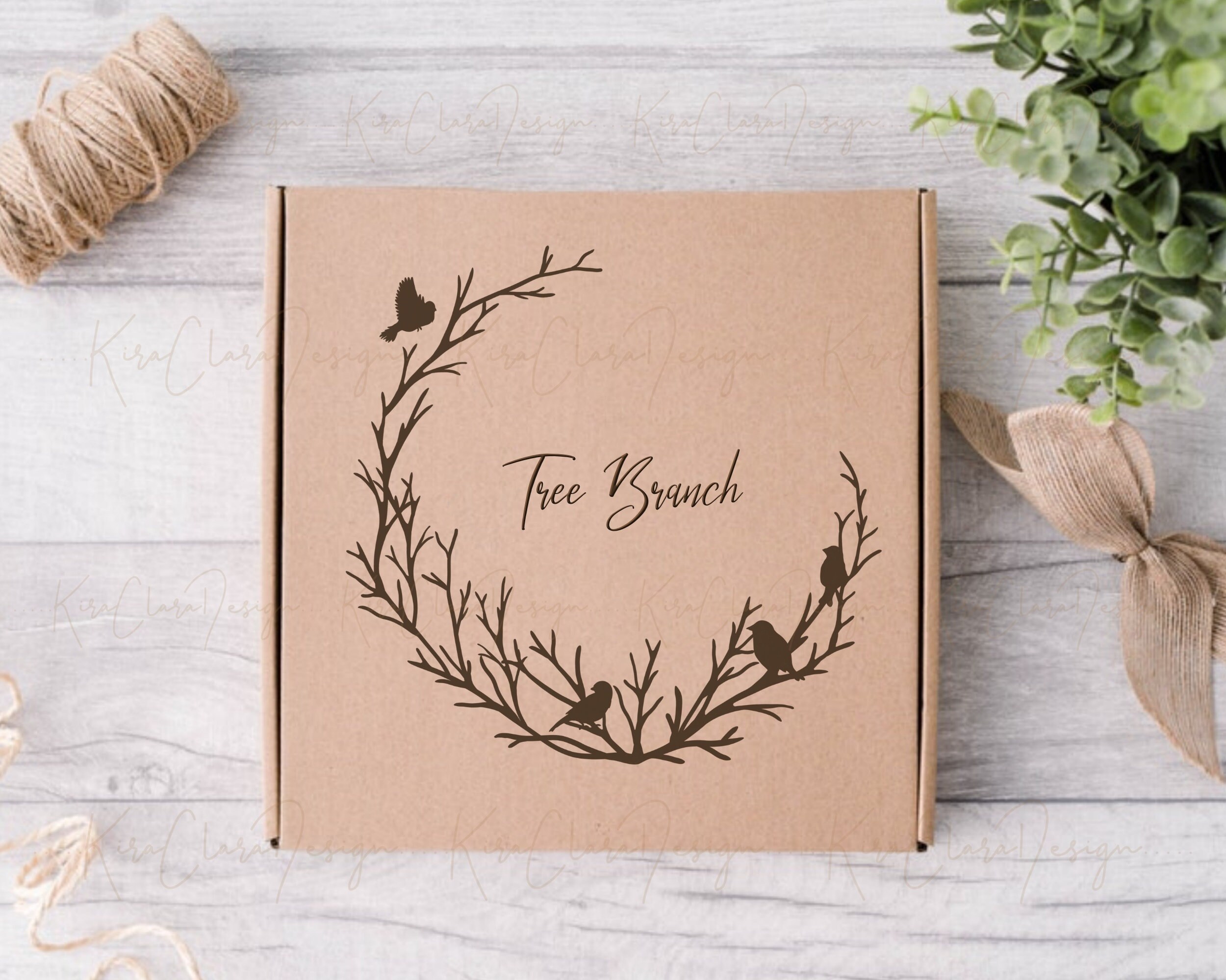 Tree Branch Wreath Clipart/vine Wreath Frame Svg/wreath Etsy