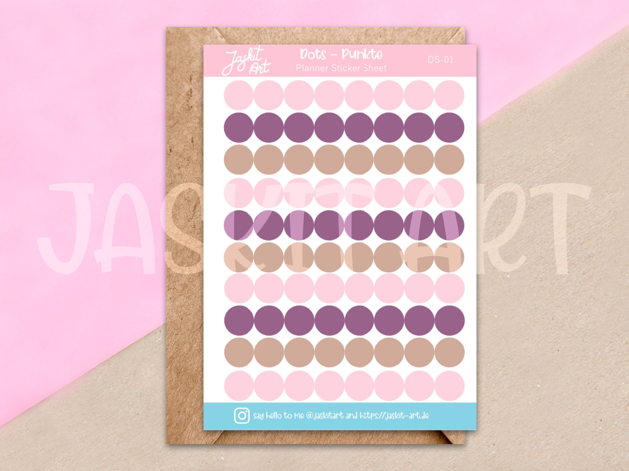 Mini Dots Planner Stickers | Minimal Sticker Sheet | Dots Sticker Sheet ...